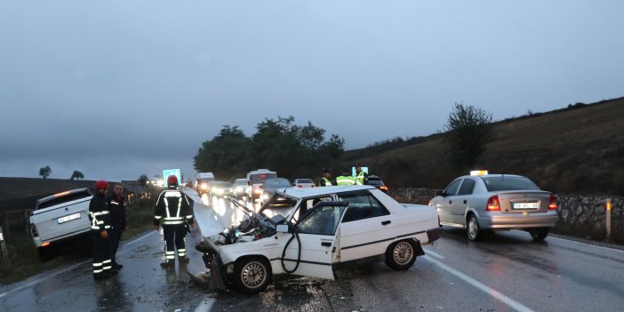 Samsun'da feci kaza