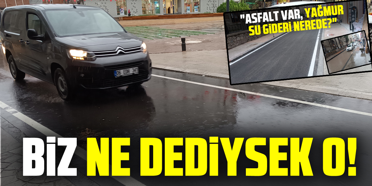 Biz ne dediysek o!