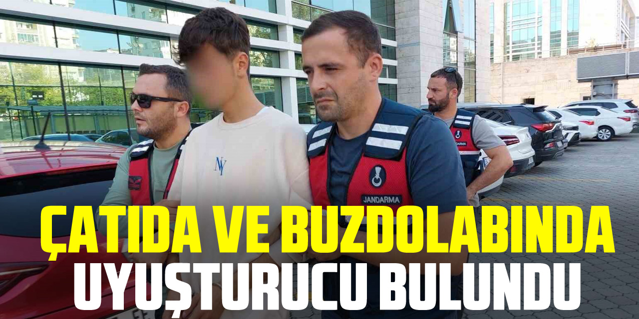 Çatıda ve Buzdolabında Uyuşturucu Bulundu