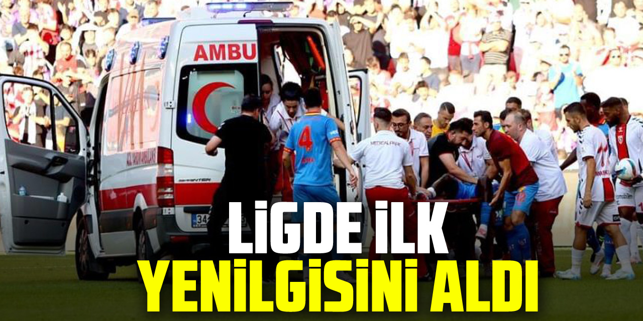 ligde ilk yenilgisini aldı