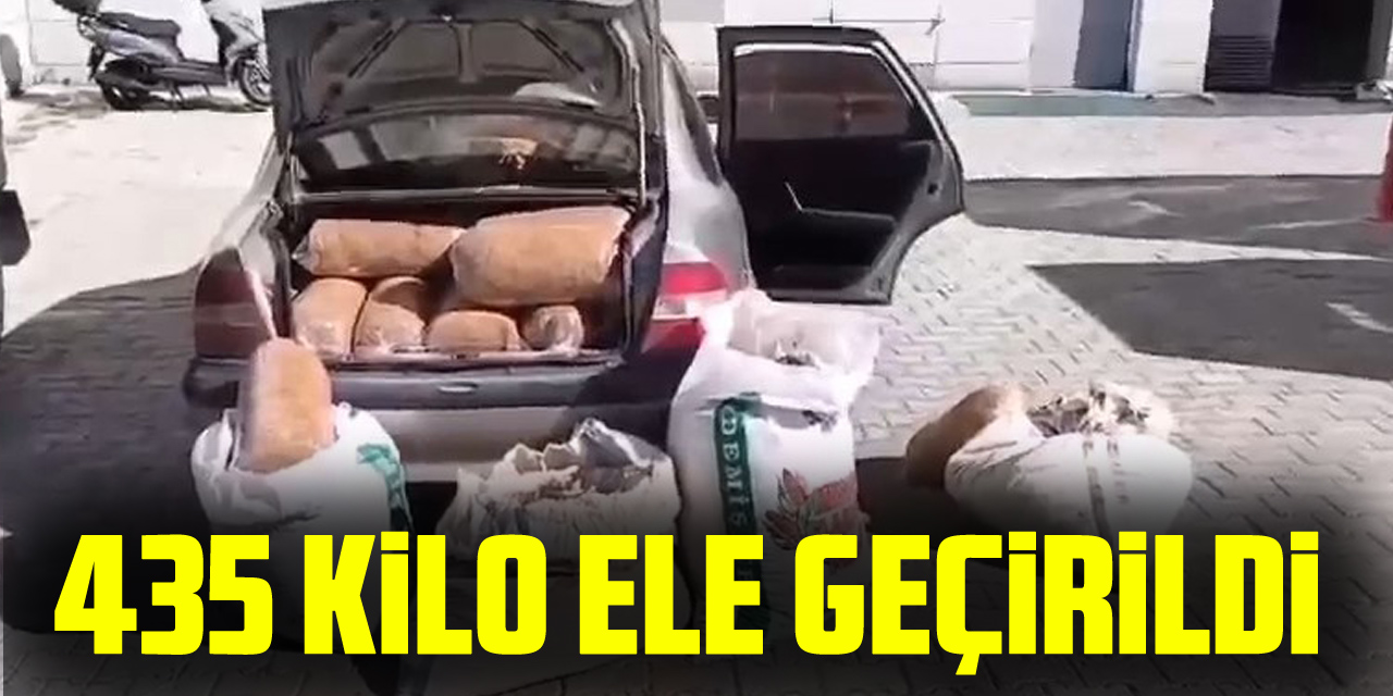 435 kilo ele geçirildi