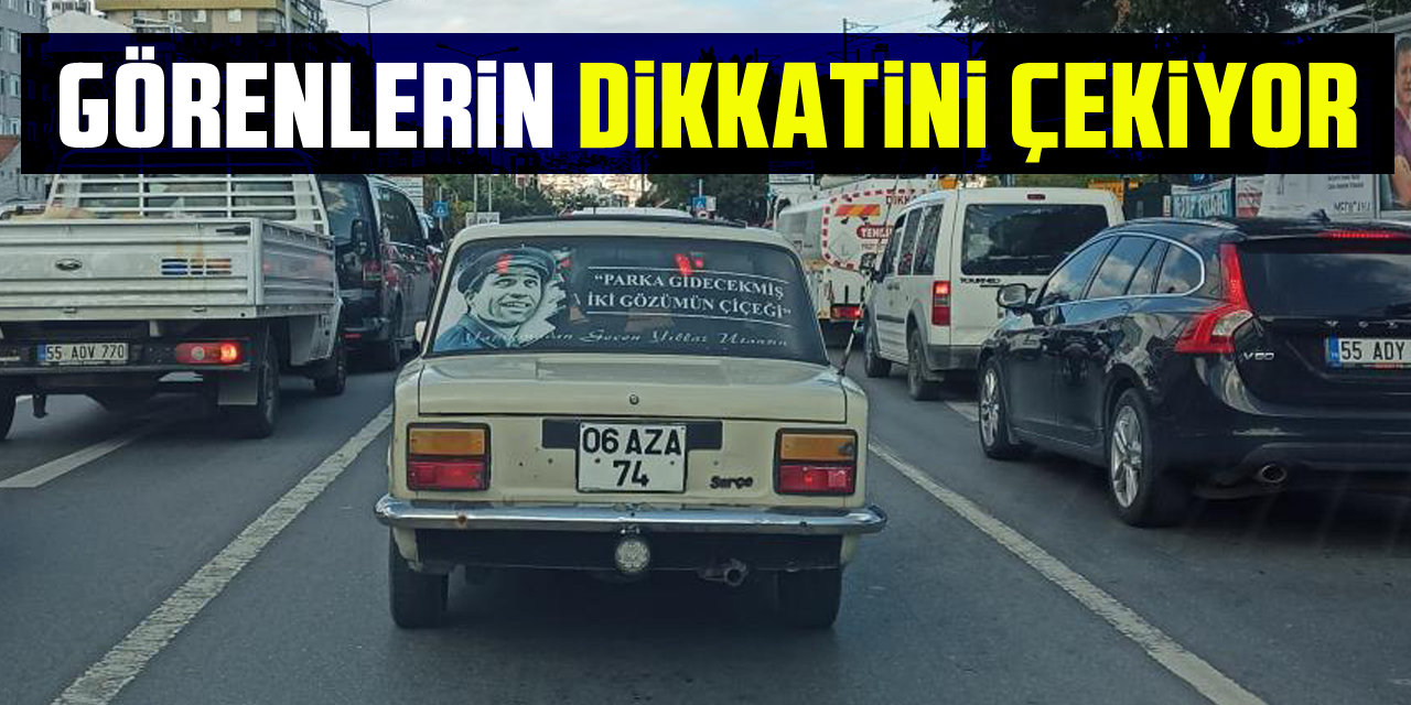 Görenlerin dikkatini çekiyor