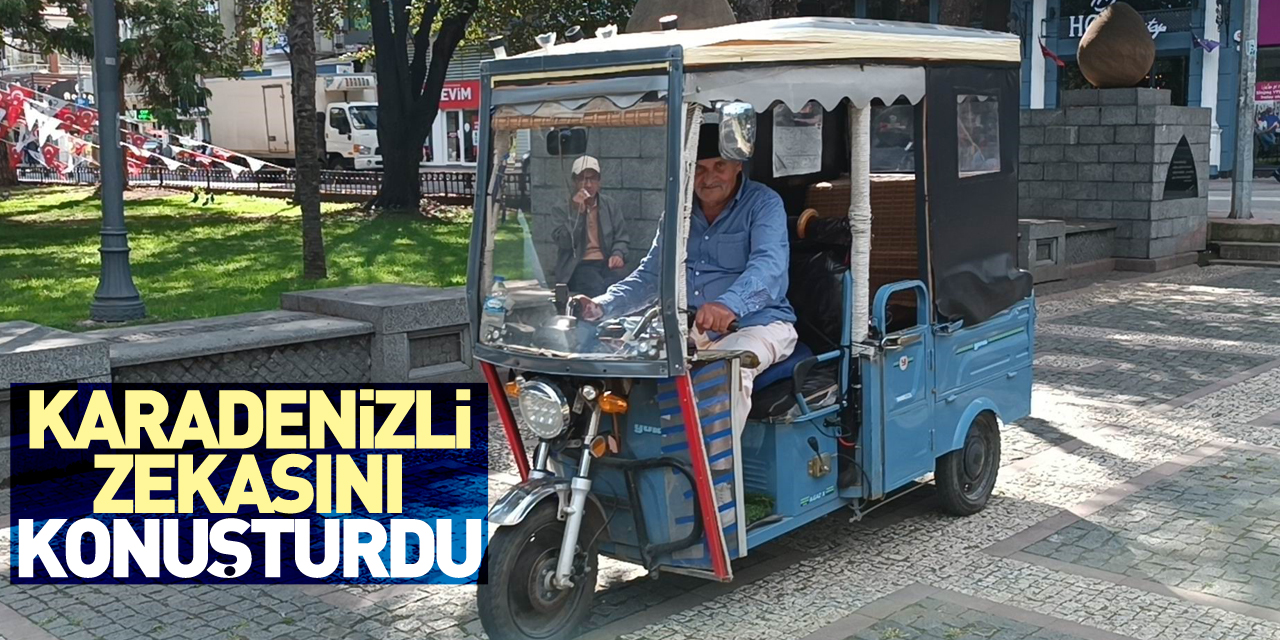 Karadenizli zekasını konuşturdu