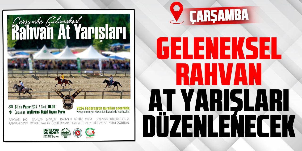 GELENEKSEL RAHVAN AT YARIŞLARI DÜZENLENECEK