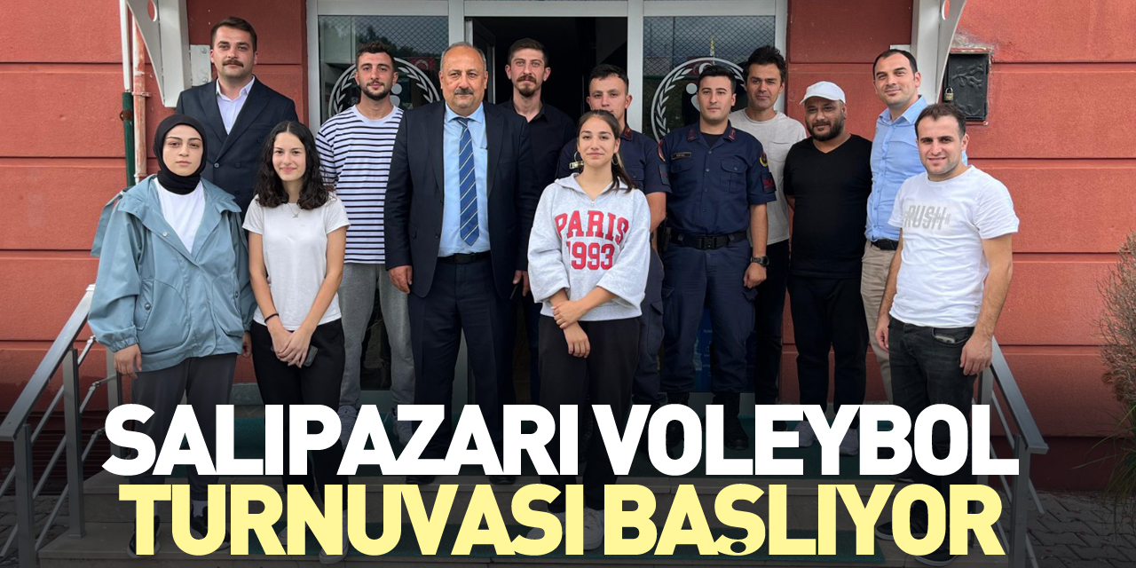 SALIPAZARI VOLEYBOL TURNUVASI BAŞLIYOR