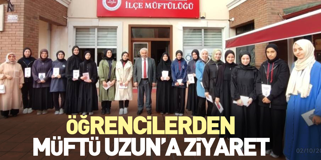 Öğrencilerden Müftü Uzun’a Ziyaret