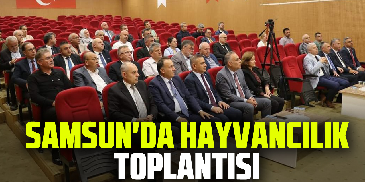 Samsun'da Hayvancılık toplantısı