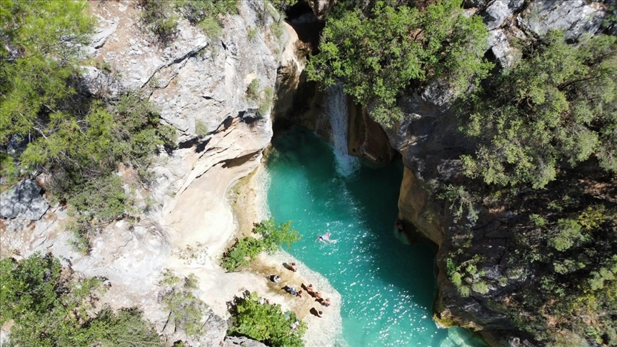 Antalya'da "Gümüşdamla Kanyonu" doğaseverlerin rotasında