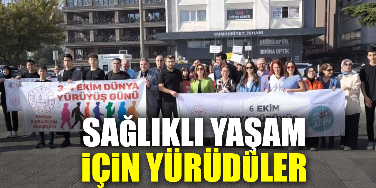 Sağlıklı Yaşam İçin Yürüdüler