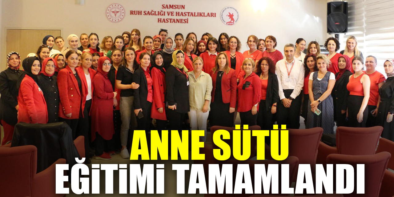 Anne sütü eğitimi Tamamlandı