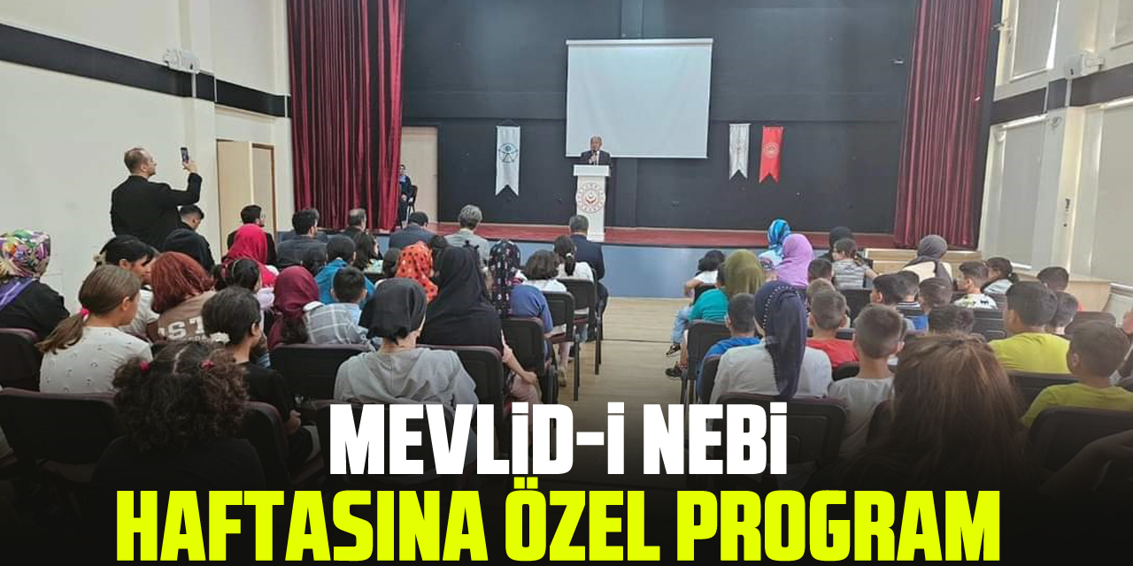 MEVLİD-İ NEBİ HAFTASINA ÖZEL PROGRAM