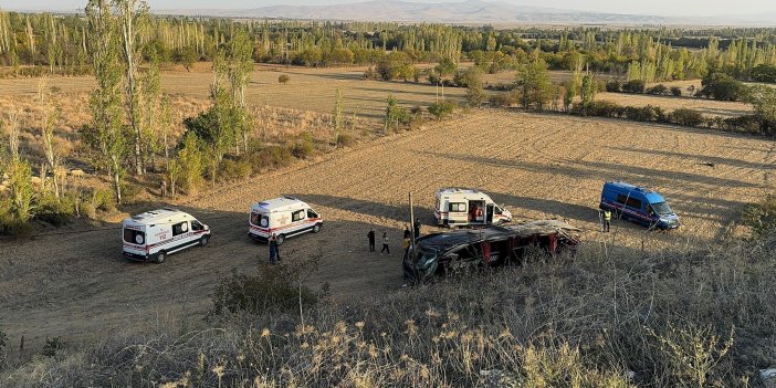 Otobüs kazasından acı haber geldi