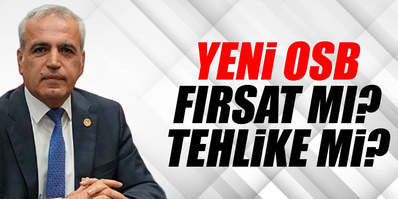 Yeni OSB Fırsat mı? Tehlike mı?