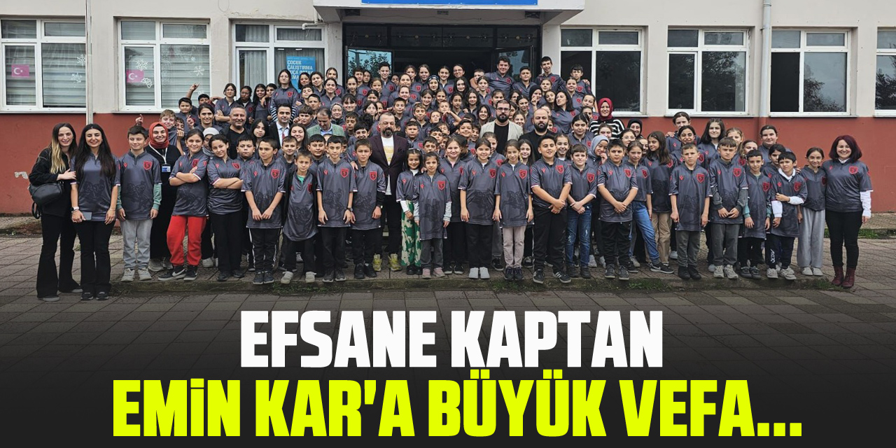 Efsane kaptan Emin Kar'a büyük vefa...