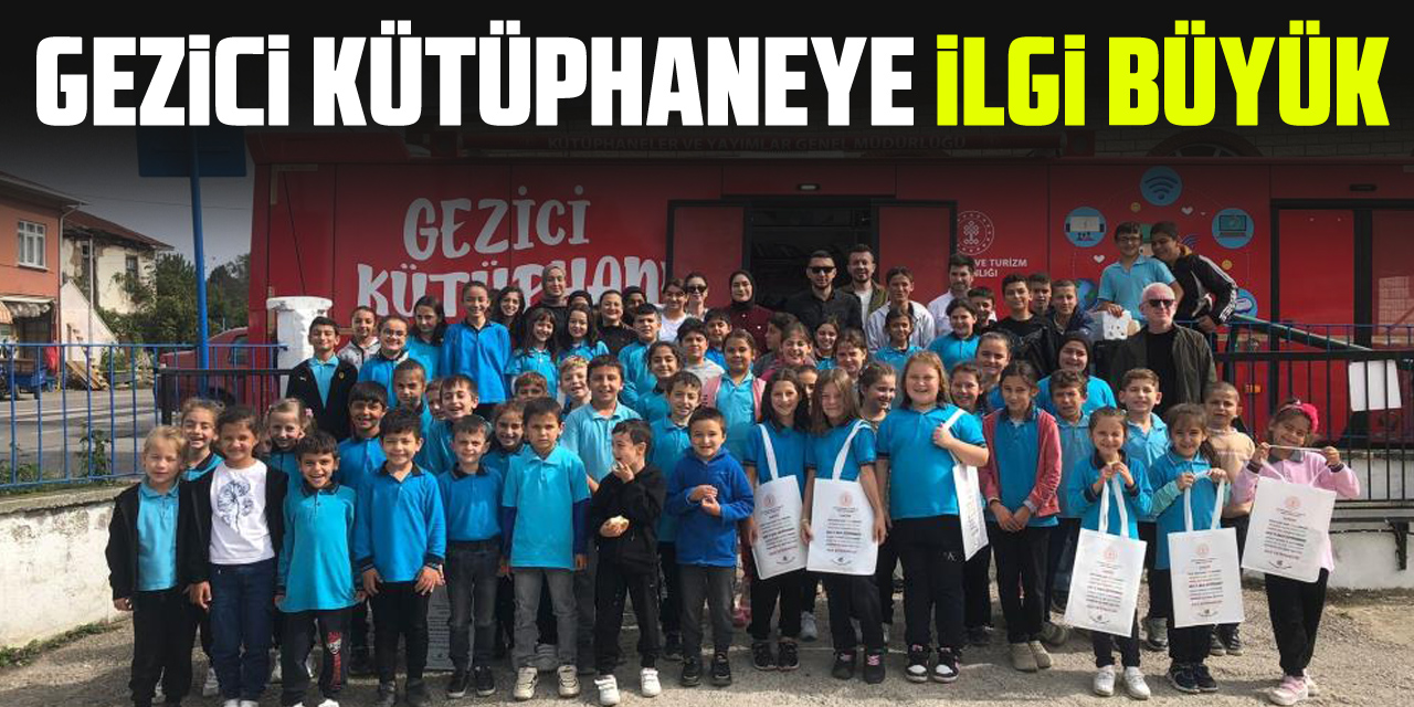 Gezici Kütüphaneye ilgi büyük