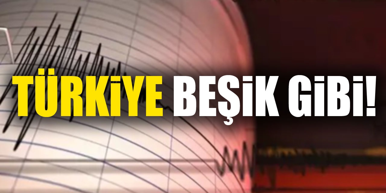 10 dakika arayla peş peşe 2 deprem