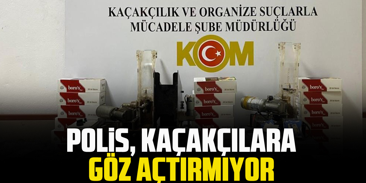 Polis, Kaçakçılara Göz Açtırmıyor