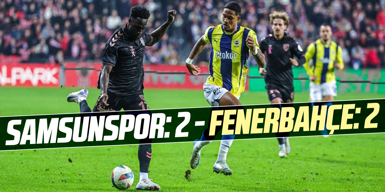 Samsunspor: 2 - Fenerbahçe: 2