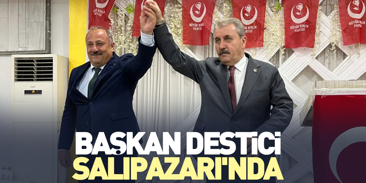 Başkan Destici Salıpazarı'nda