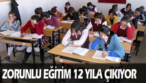 Zorunlu eğitim 12 yıla çıkıyor