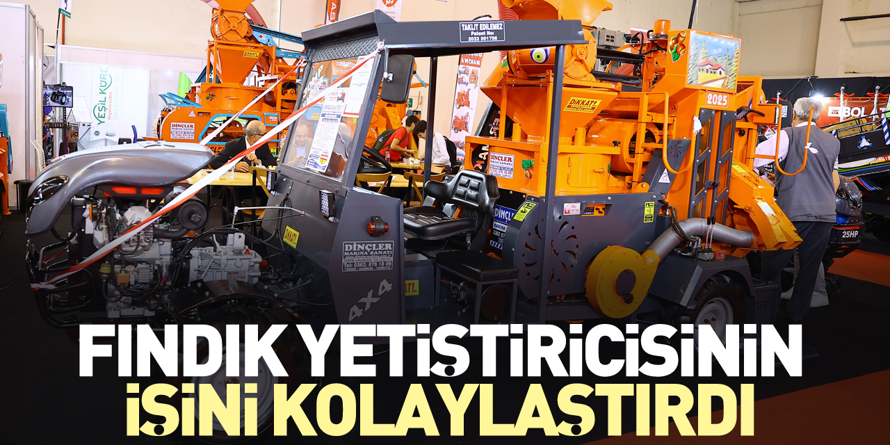 Fındık yetiştiricisinin işini kolaylaştırdı