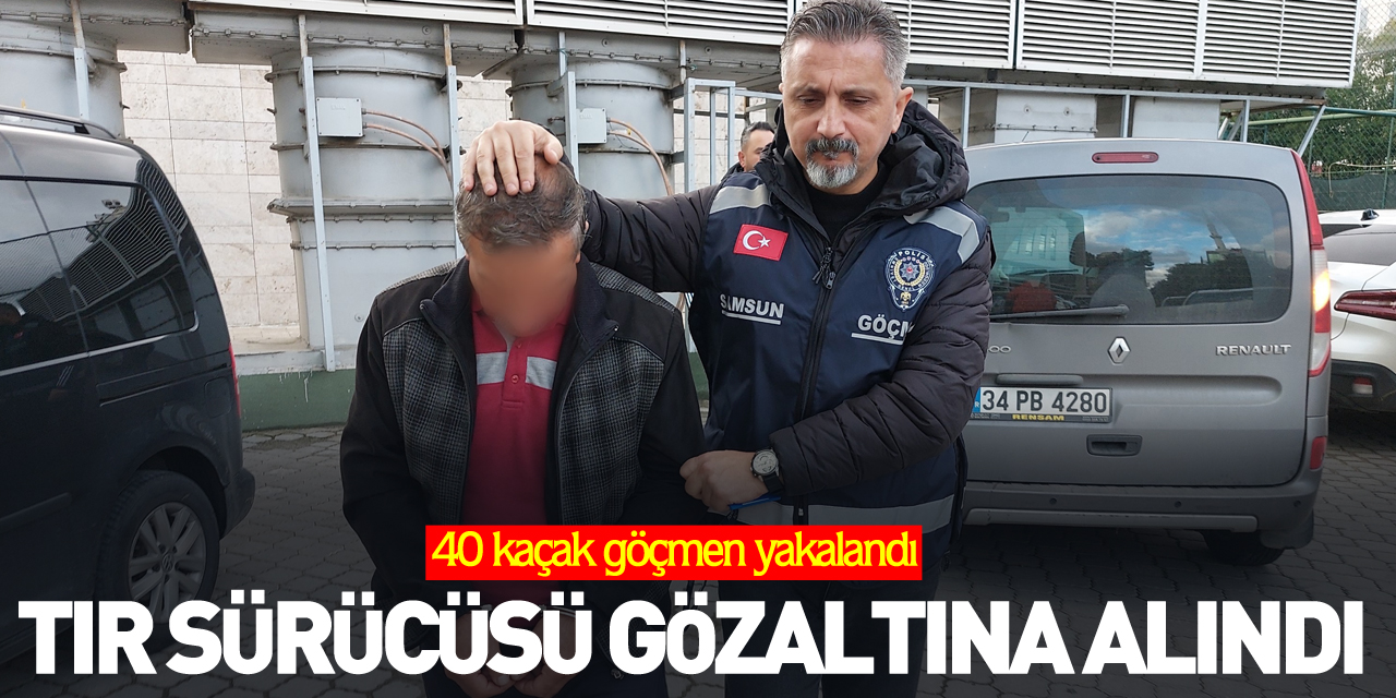 Tır sürücüsü gözaltına alındı