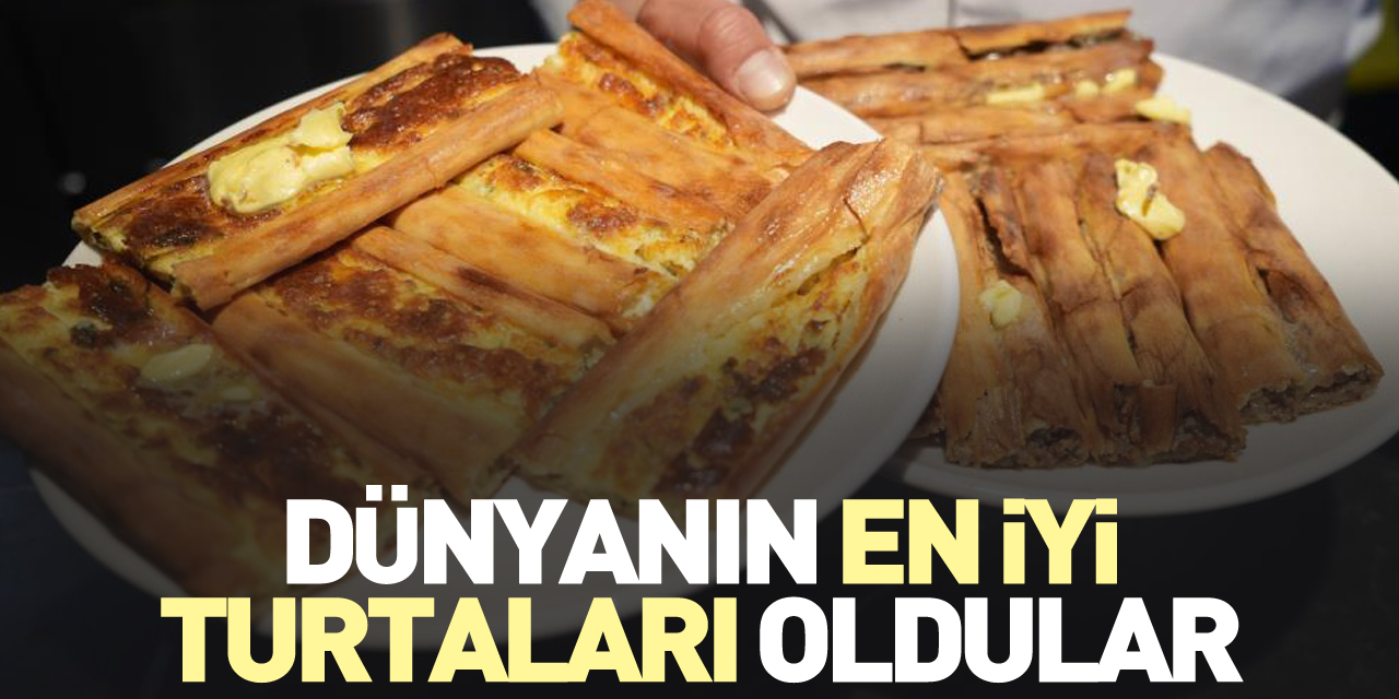 Dünyanın en iyi turtaları oldular