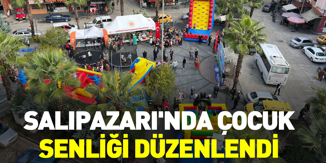 Salıpazarı'nda çocuk şenliği düzenlendi