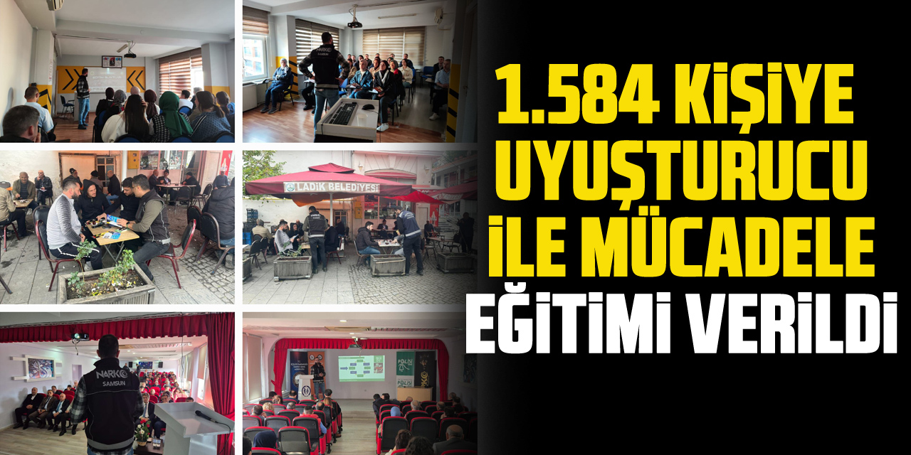 1.584 Kişiye Uyuşturucu ile Mücadele Eğitimi Verildi