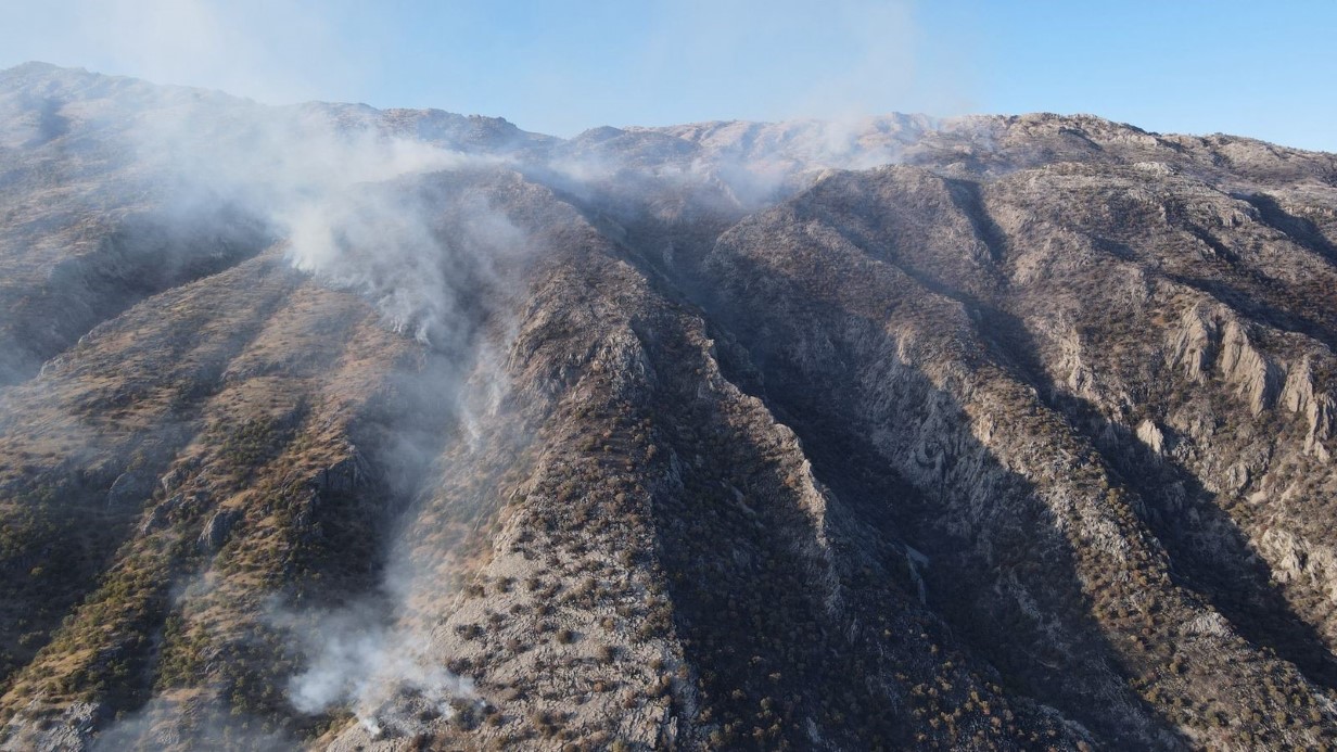 Adıyaman’da 2 gündür süren orman yangını çalışmalara rağmen durdurulamadı