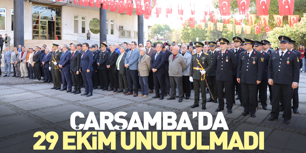 Çarşamba’da 29 Ekim Unutulmadı