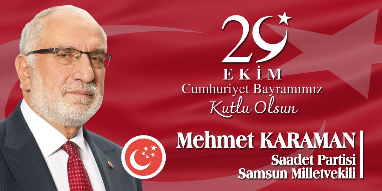 Saadet Partisi Samsun Milletvekili Mehmet Karaman