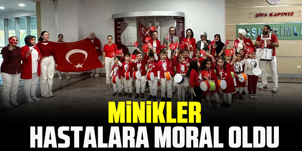 Minikler, Hastalara Moral oldu