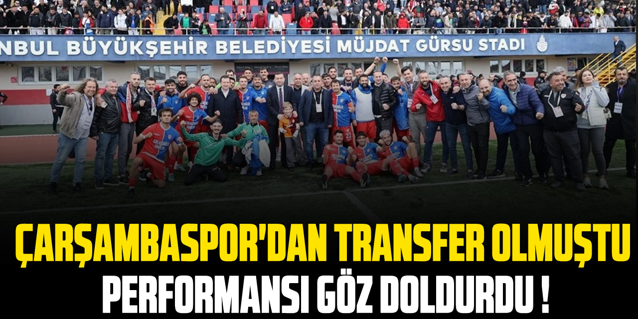 Çarşambaspor'dan Transfer Olmuştu Performansı Göz Doldurdu !