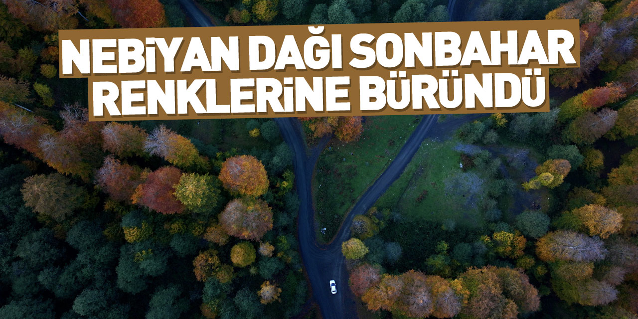 Nebiyan Dağı'nda sonbahar manzarası