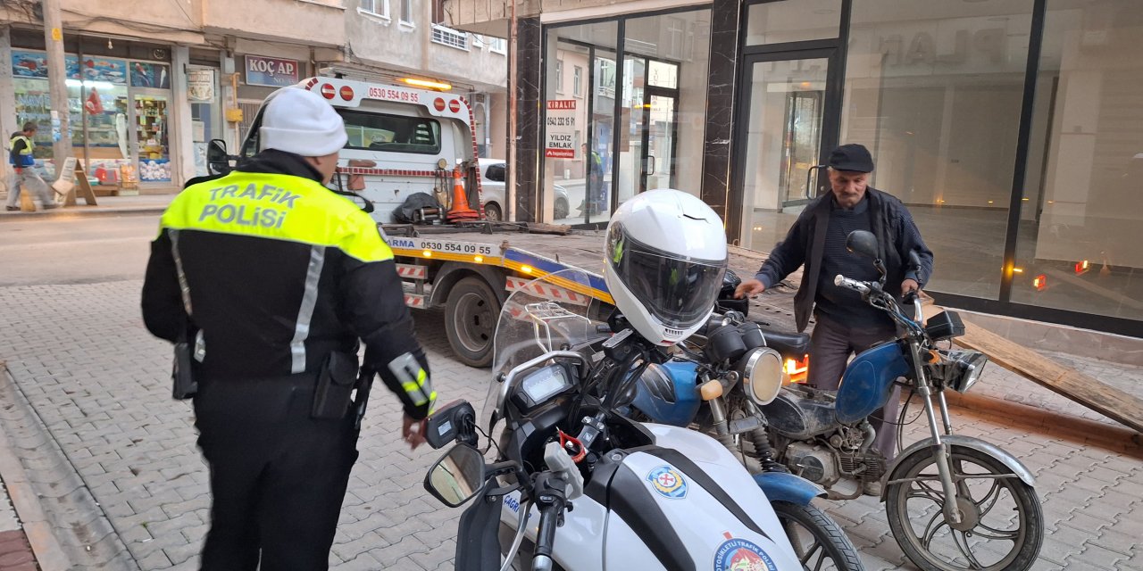 Motosikletlere yönelik trafik denetimi