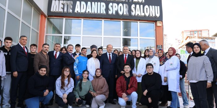 Tatar, spor salonunu ziyaret etti