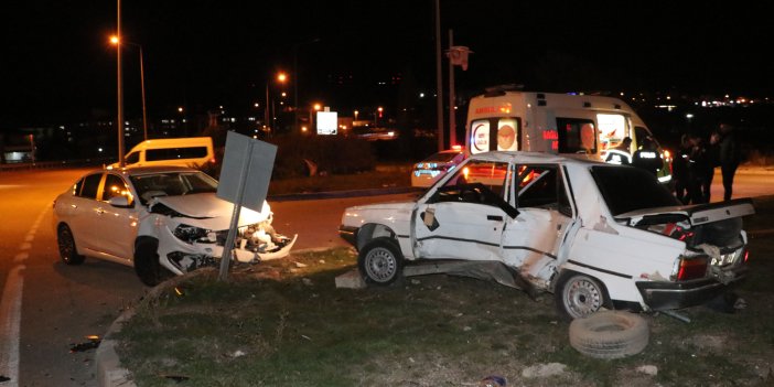 Havza'da trafik kazası