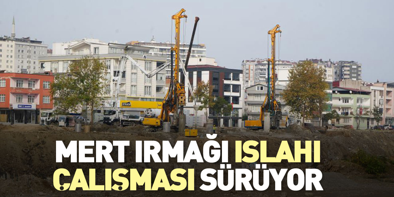 Mert Irmağı ıslahı çalışması sürüyor