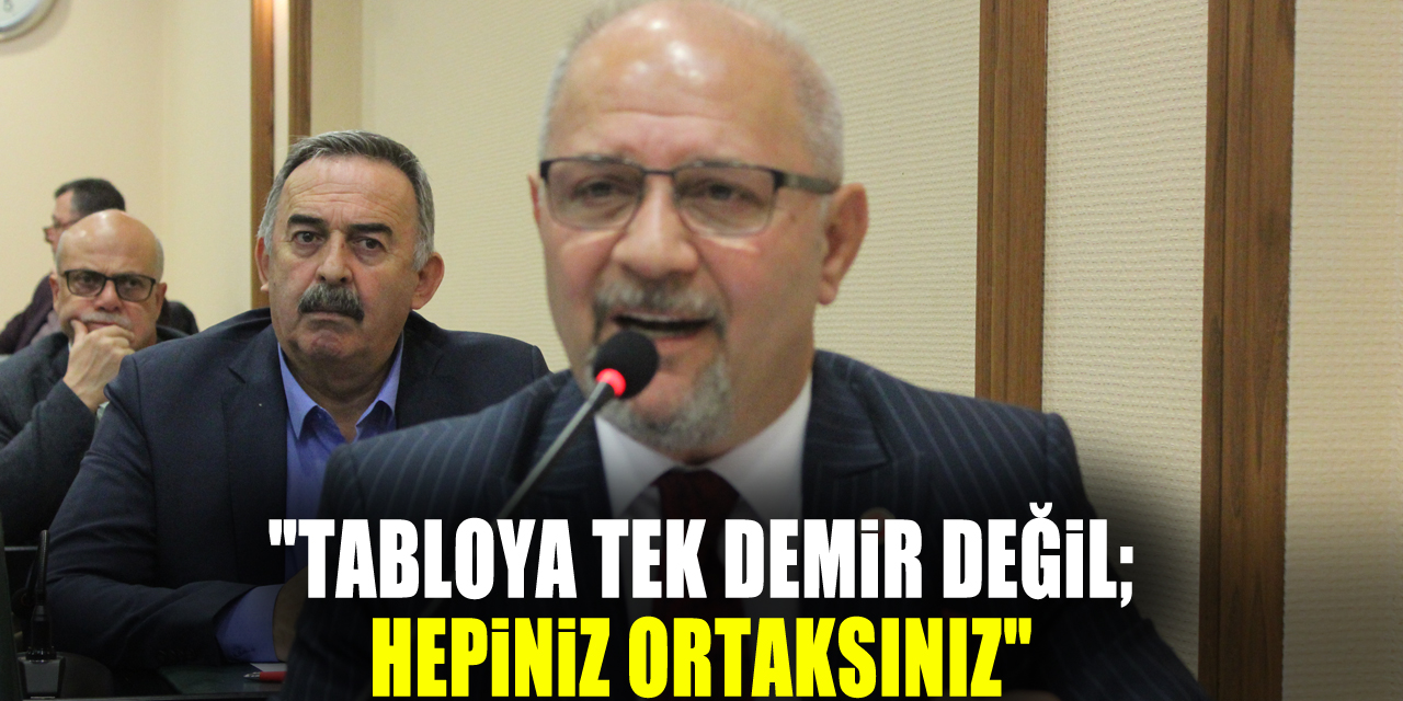 "TABLOYA TEK DEMİR DEĞİL; HEPİNİZ ORTAKSINIZ"