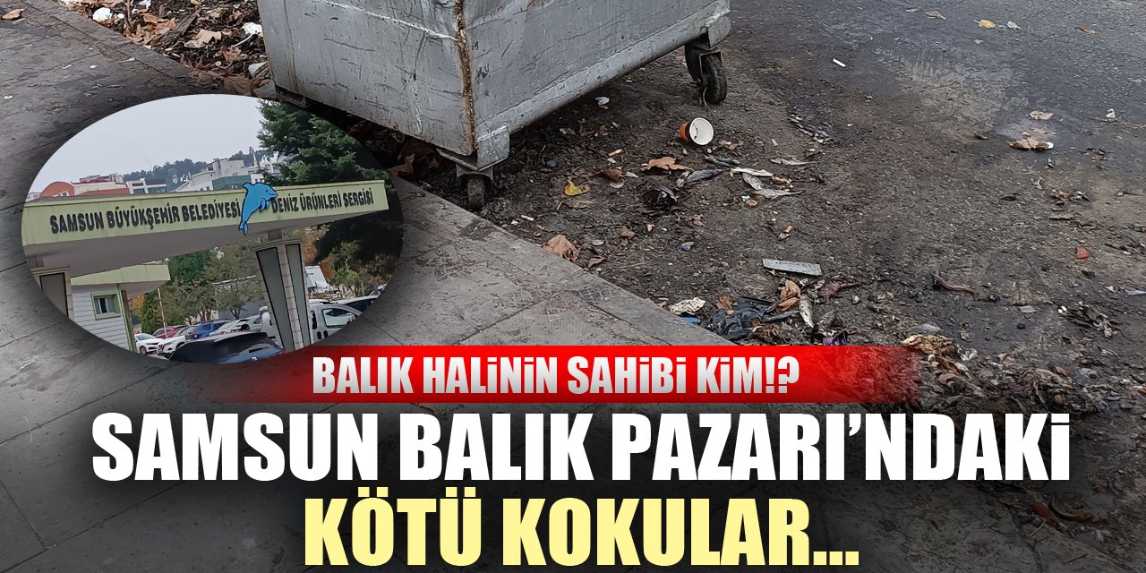 Samsun Balık Pazarı’ndaki Kötü Kokular… BALIK HALİNİN SAHİBİ KİM!?