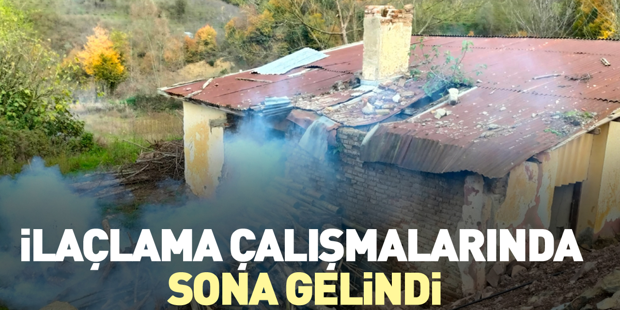 İlaçlama çalışmalarında sona gelindi