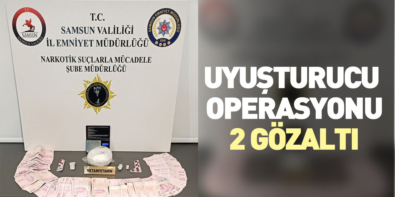 Uyuşturucu operasyonu: 2 gözaltı