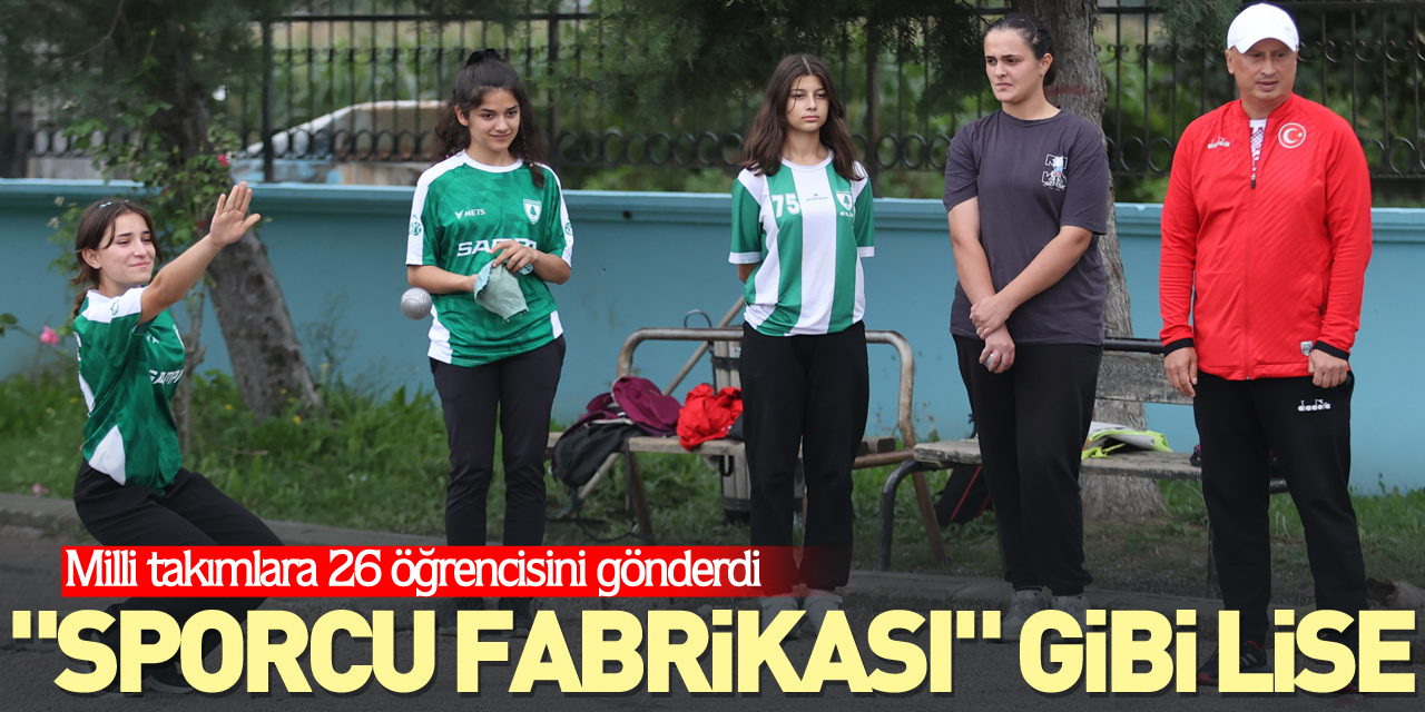 "Sporcu fabrikası" gibi lise