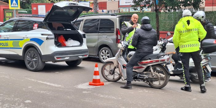 Motosikletlere yönelik denetim