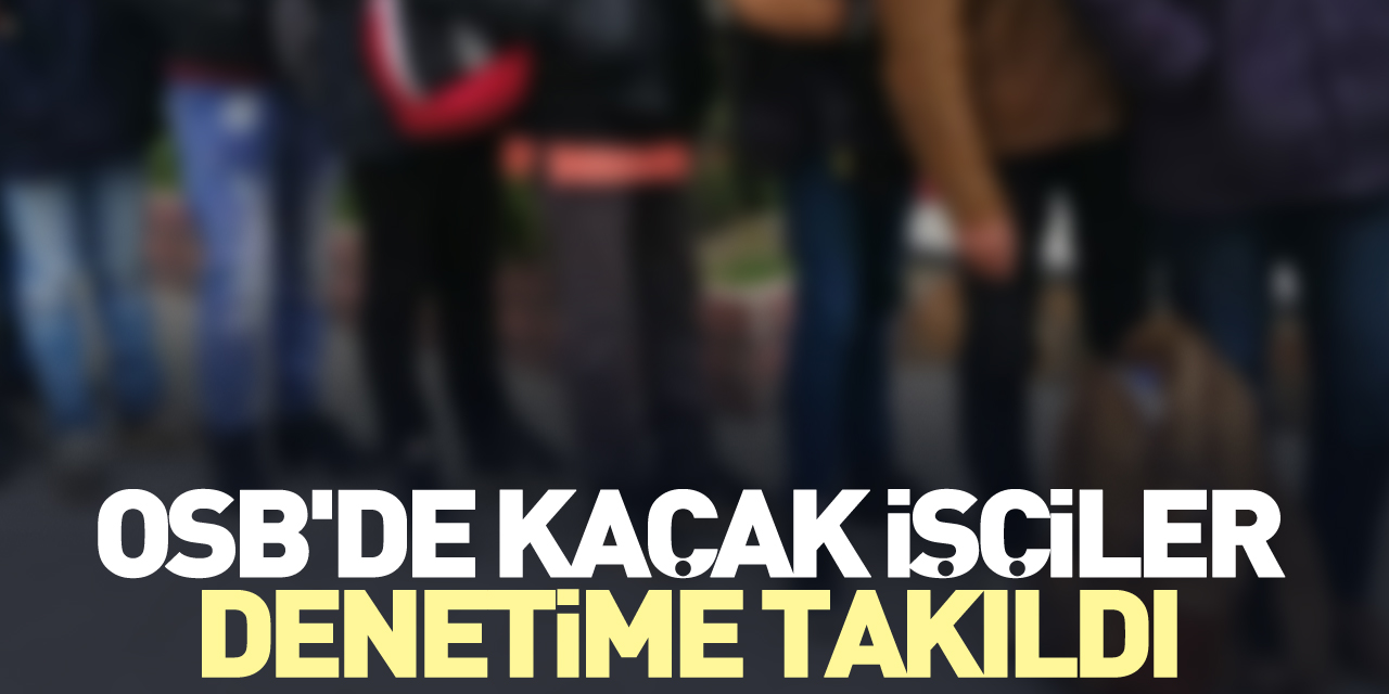 OSB'de kaçak işçiler denetime takıldı