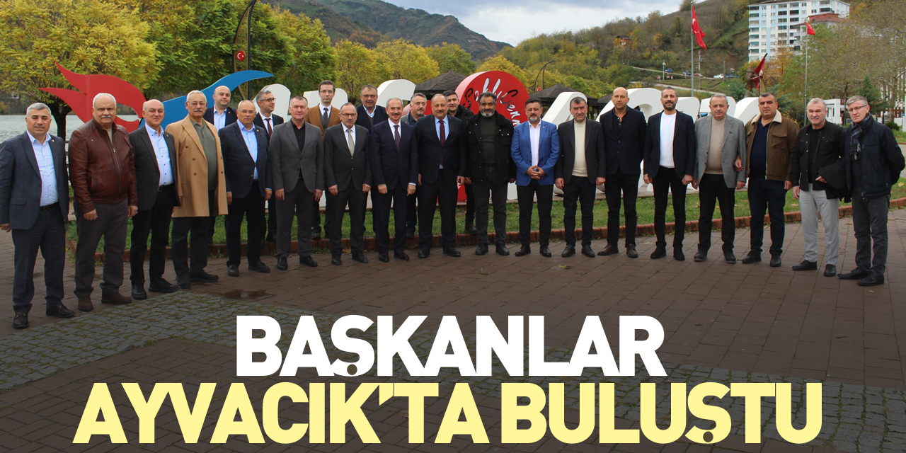 Başkanlar Ayvacık’ta Buluştu