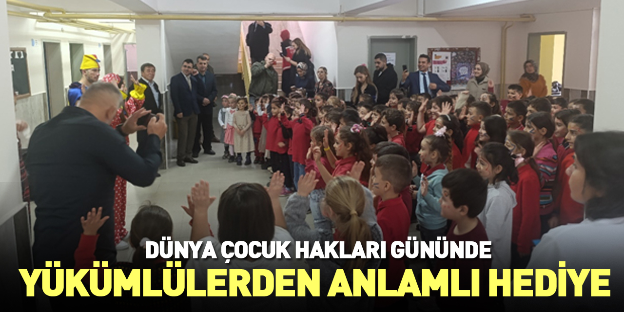 YÜKÜMLÜLERDEN ANLAMLI HEDİYE