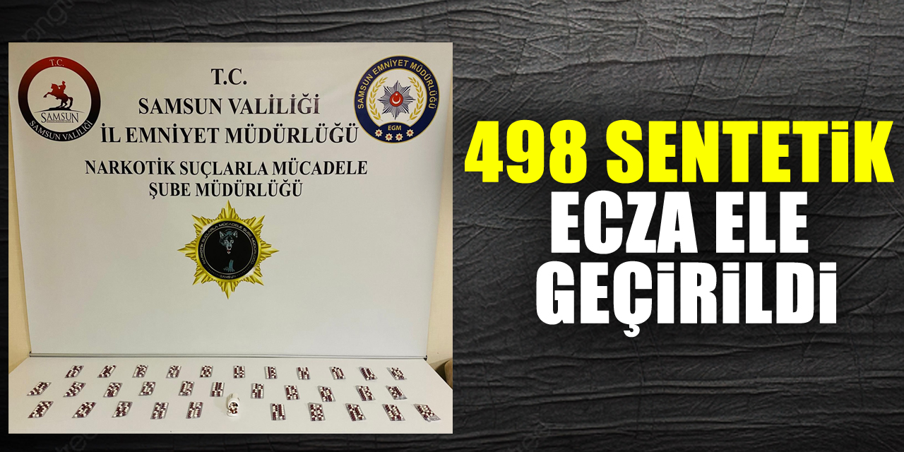 498 Sentetik Ecza Ele Geçirildi