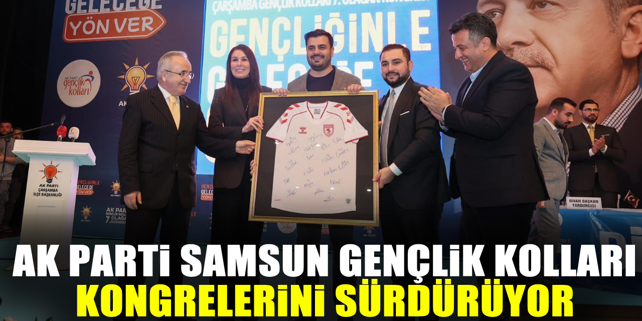 AK Parti Samsun Gençlik Kolları Kongrelerini Sürdürüyor